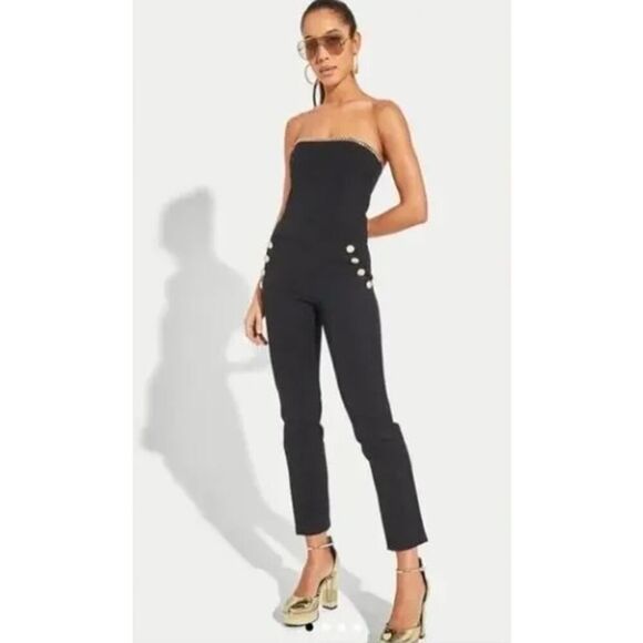 NWT Generation Love Alexis Crepe Jumpsuit Sz. S - Picture 1 of 10